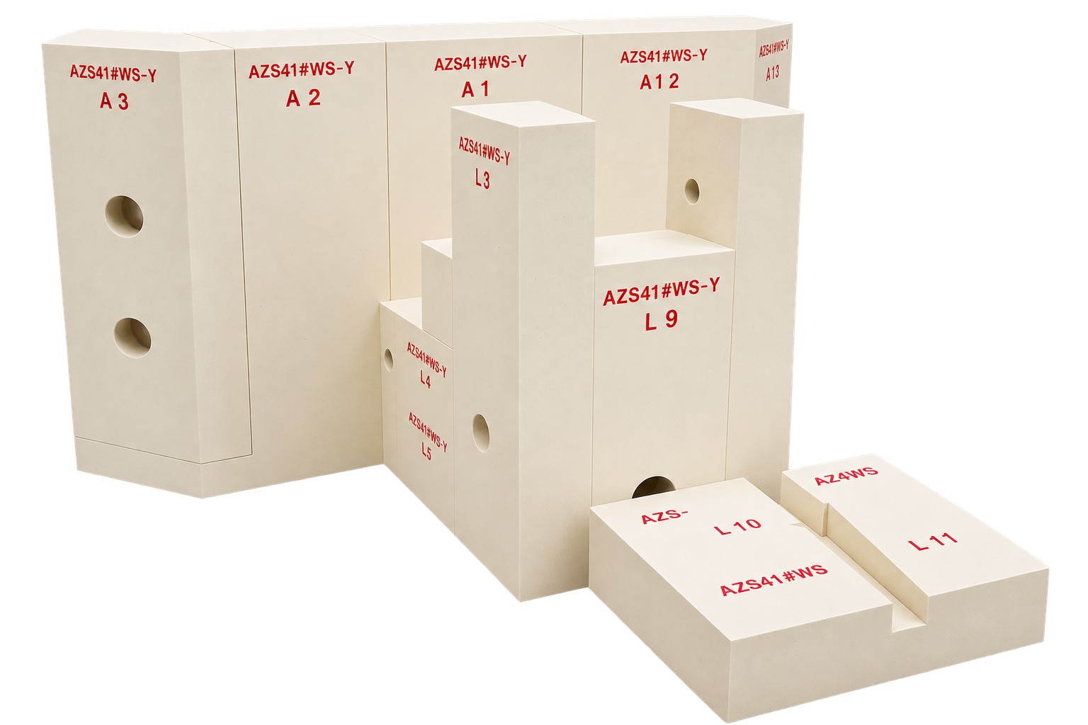 Fused-cast refractory
