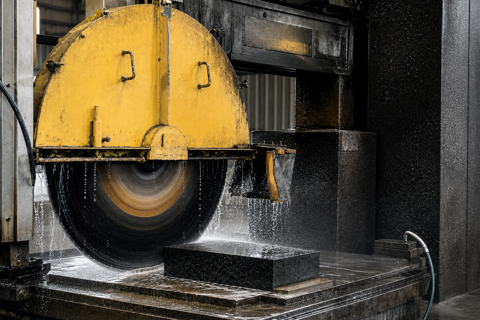 Refractory material cutting