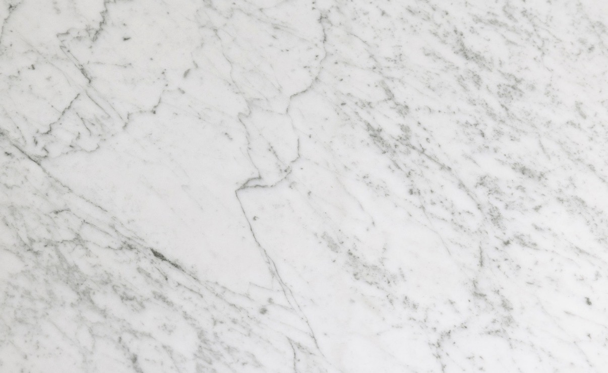 Bianco Carrara polished marble slab